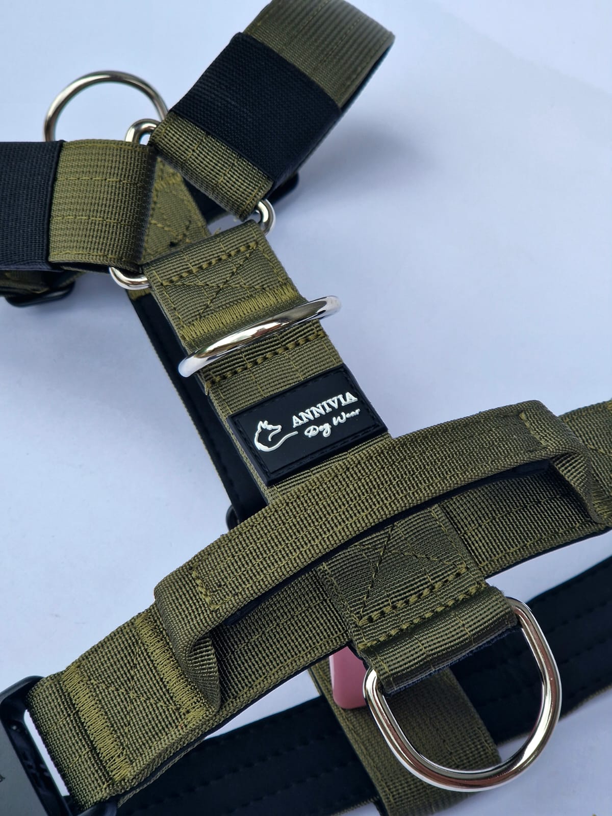 Comfort Line suņu krūšu siksna - Army Green 