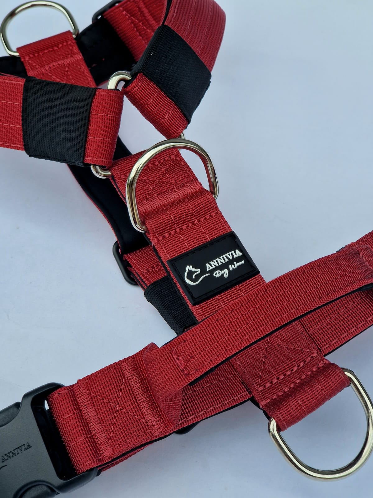 Comfort Line dog Harness - Dark red