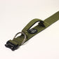 Taktiskā suņu kakla siksna - Army green & Melna (4 cm)