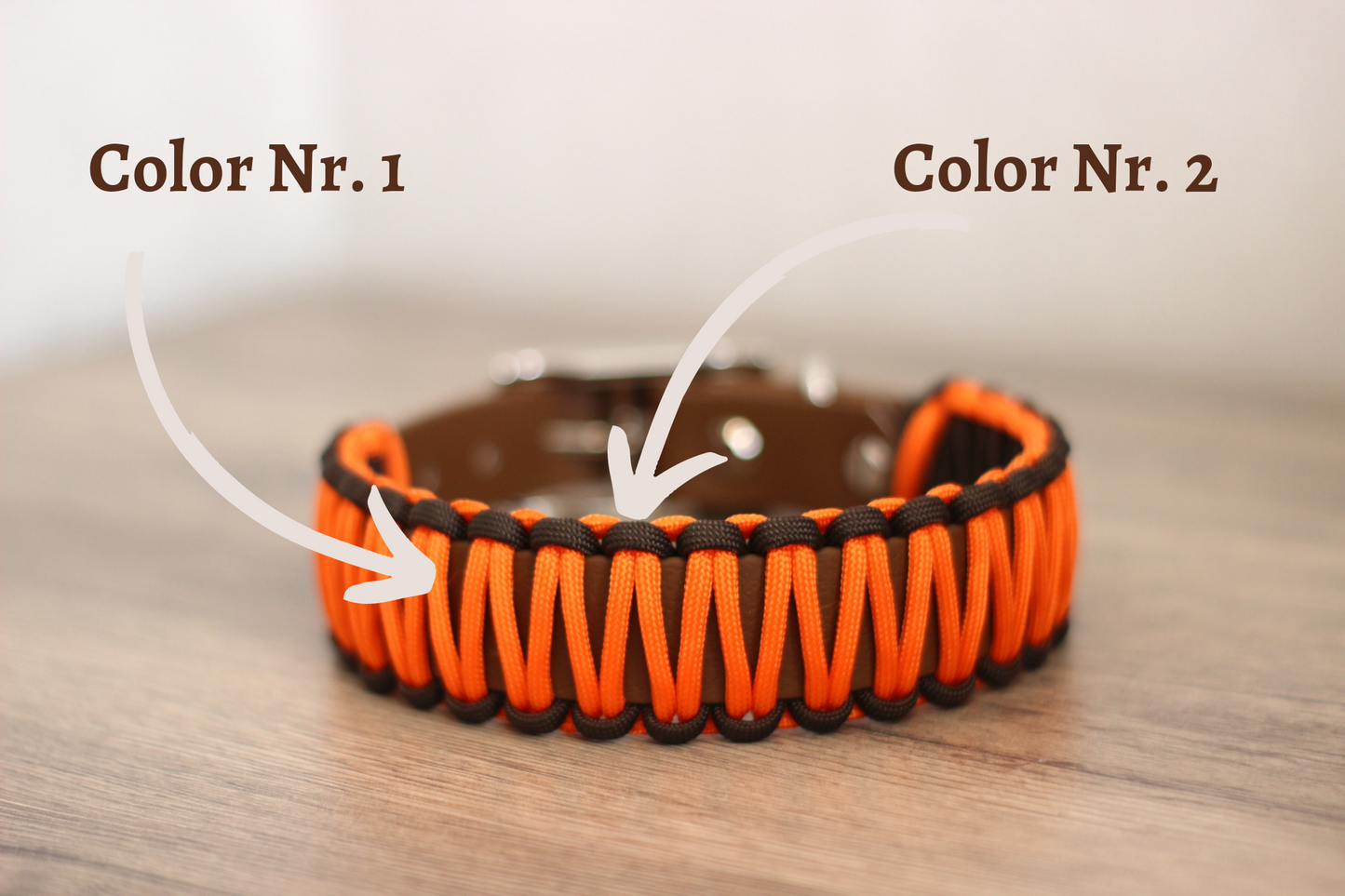 Biothane ws paracord dog collar - Color choice