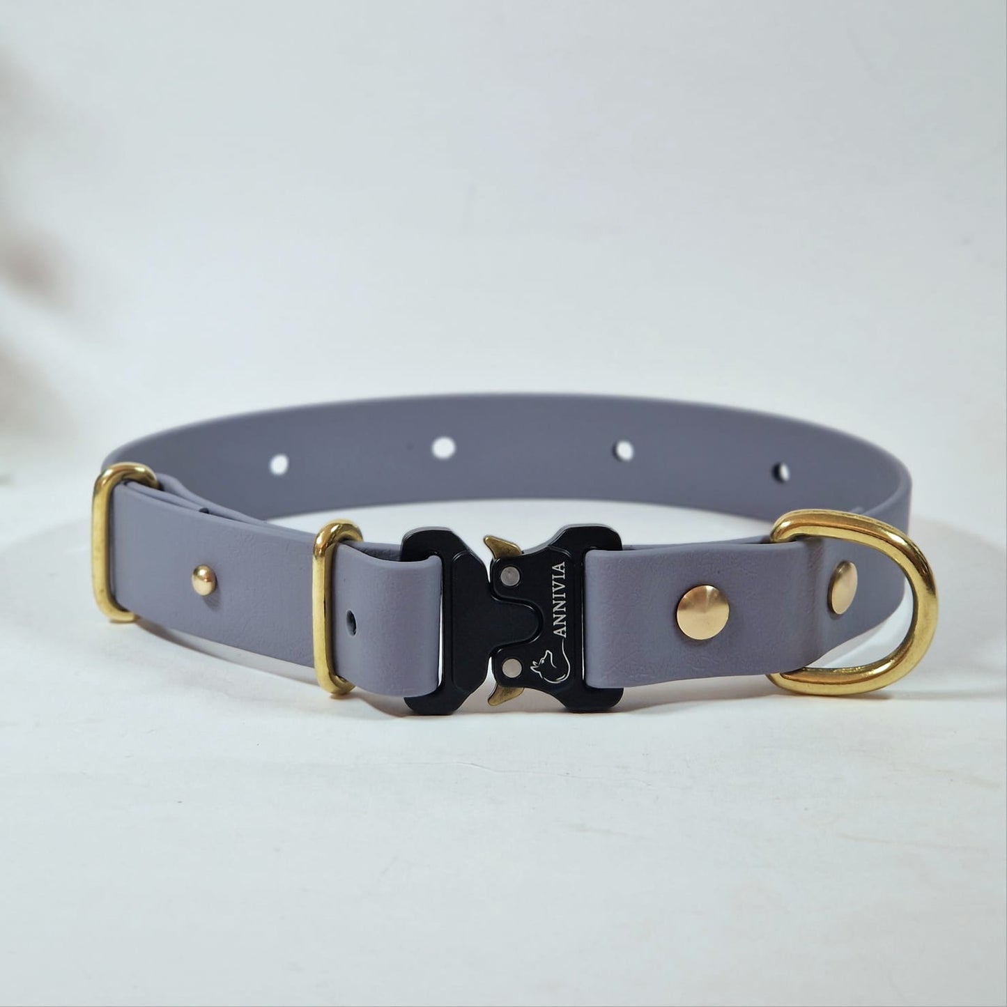 Biothane Gold Elegance dog collar - Color choice