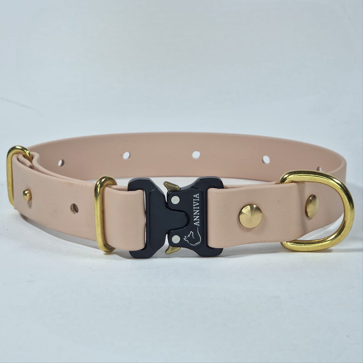 Biothane Gold Elegance dog collar - Color choice