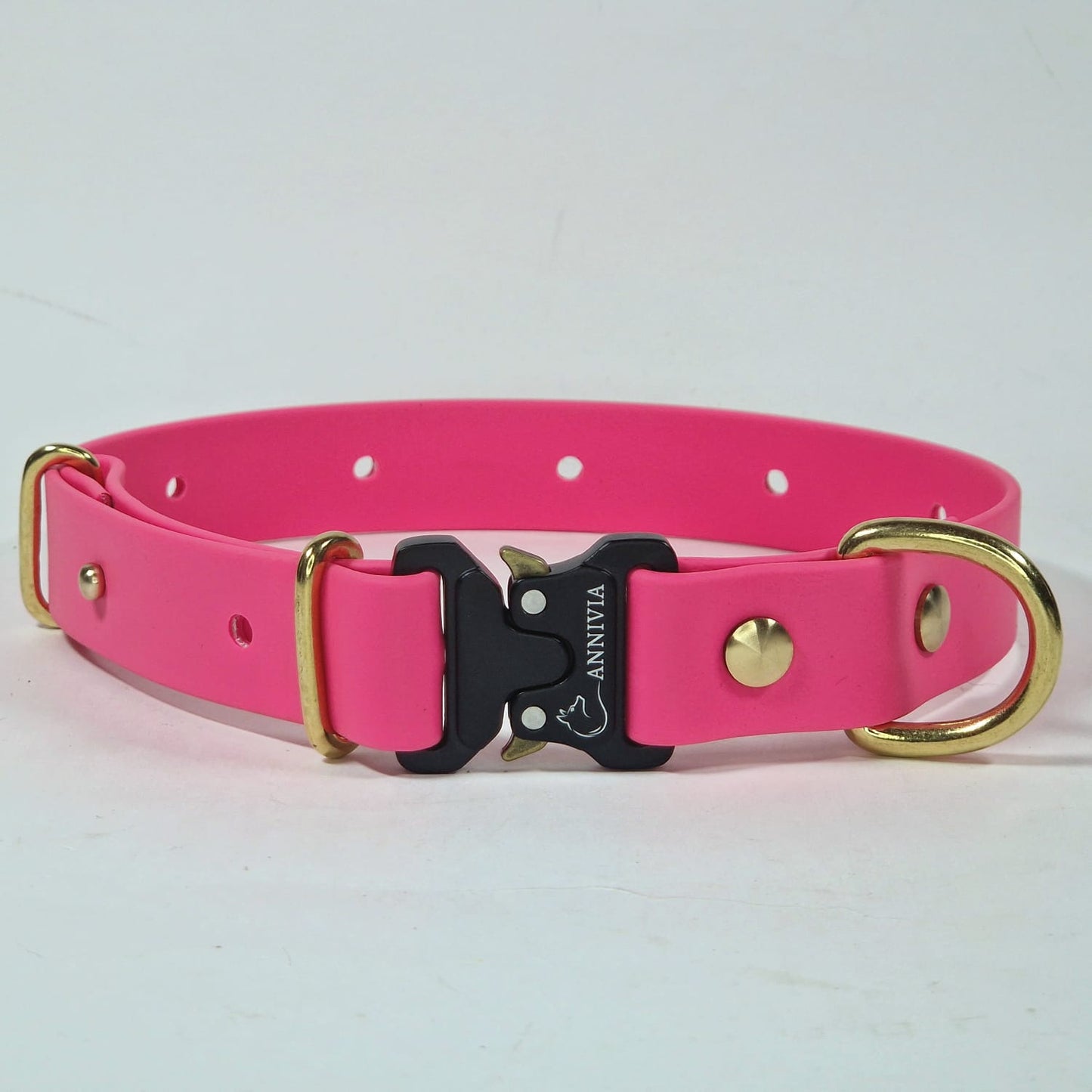 Biothane Gold Elegance dog collar - Color choice