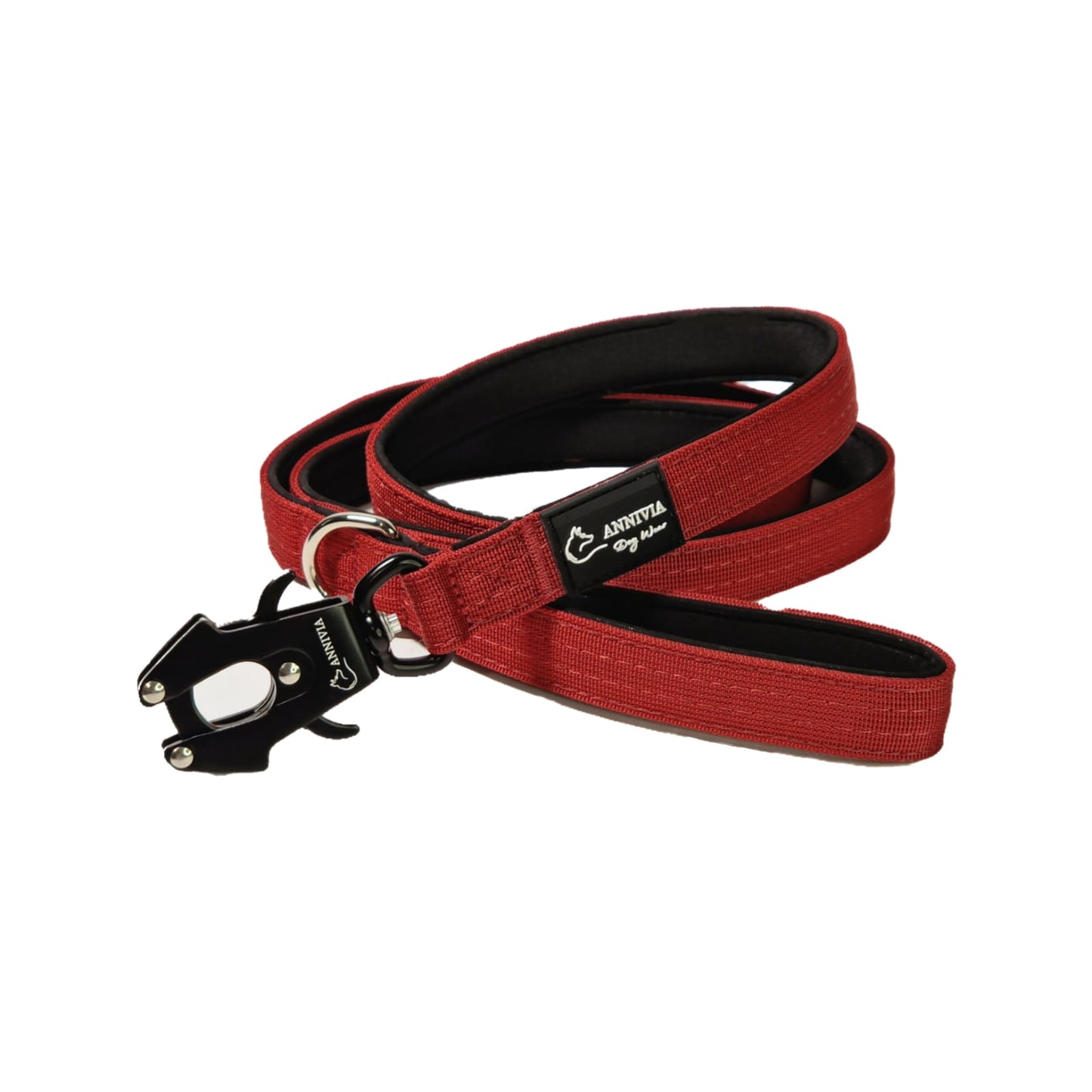 Tactical dog leash - Dark Red