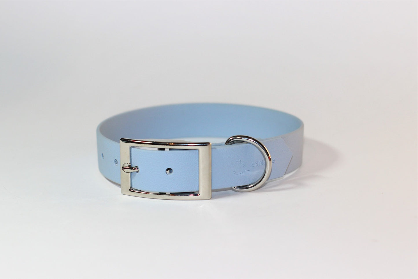 Biothane classic dog collar M (33-43cm) - Pastel Blue