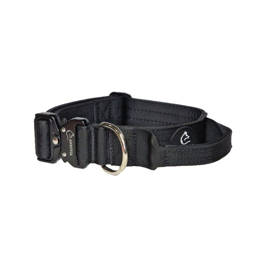 Tactical dog collar Black (4 cm)
